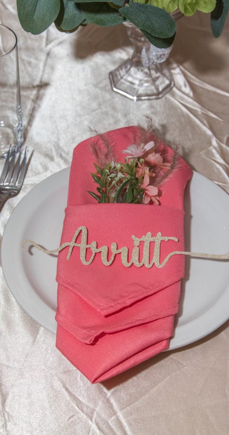 Personalized place setting