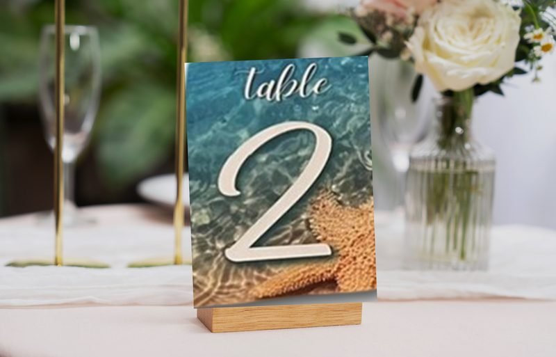 Table number sign