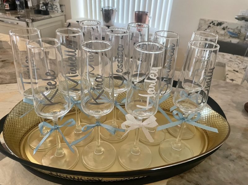Glassware tray